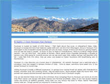 Tablet Screenshot of munsiyari.com